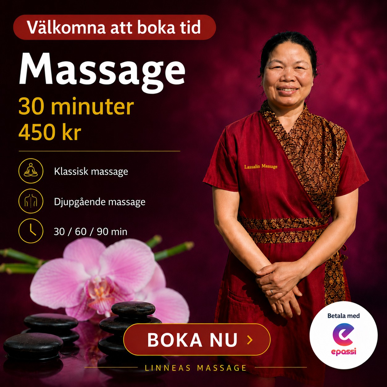 bild på massage från 450 kr
