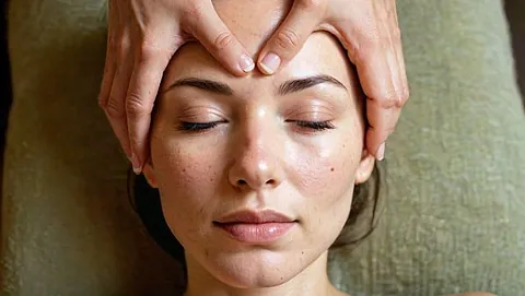 Huvudmassage utförd av Linneas massage