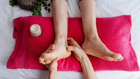 Massage av fötter